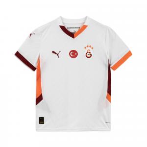 Młodzieżowa koszulka wyjazdowa Galatasaray SK 24/25 PUMA White Red Rhythm