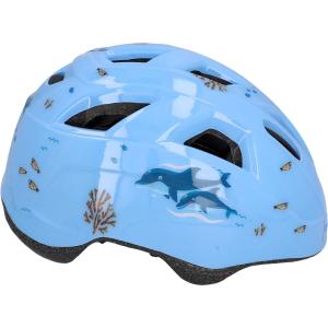 Kask rowerowy dziecięcy Fischer Dolphin XS/S z oświetleniem