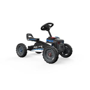 Gokart z regulowanym siedzeniem i piankowymi oponami Buzzy Police BERG