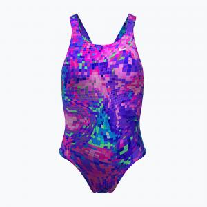 Strój pływacki jednoczęściowy dziecięcy Nike Hydrastrong Multi Print Fastback