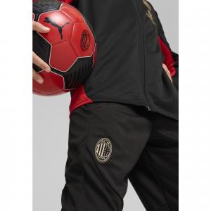 Młodzieżowe spodnie treningowe AC Milan PUMA Black For All Time Red
