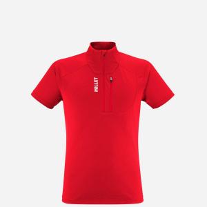 Koszulka turystyczna męska Millet Kamet Ts Zip Ss M active fit