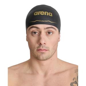 Czepek pływacki dla dorosłych Aquaforce Wave Cap Black-Gold L