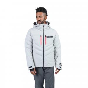 Kurtka narciarska Rossignol męska Hero Blackside puffy JKT szara - XS