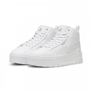 Damskie sneakersy Karmen II Mid PUMA White Silver Metallic