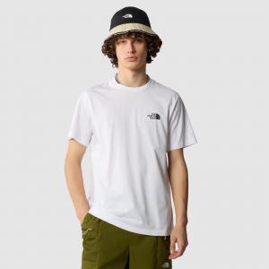 T-Shirt Simple Dome Rozmiar S Biały - NF0A87NGFN4