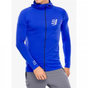 Bluza z kapturem męska Compressport 3D Thermo Seamless Hoodie Zip