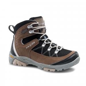 Buty trekkingowe juniorskie TREZETA Cyclone z membraną WP JR brązowe