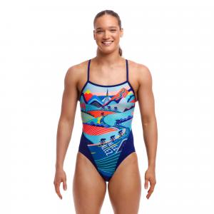 Strój do pływania FUNKITA Vive Le Funky - Single Strap