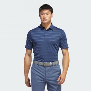 Two-Color Striped Polo Shirt