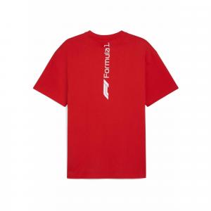 Męska koszulka F1® ESS+ o luźnym kroju z grafiką PUMA Pop Red