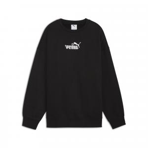 Damska bluza oversize Essentials Nature 2.0 z okrągłym dekoltem PUMA Black