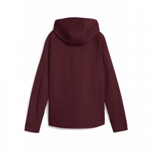 Damska rozpinana bluza Evostripe z kapturem PUMA Ruby Shimmer Red