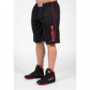 Wallace Mesh Szorty - Czarny/Czerwony