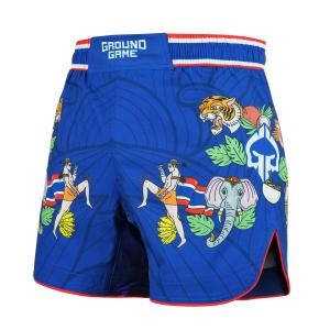 Lekkie spodenki do MMA i BJJ Ground Game Bangkok męskie