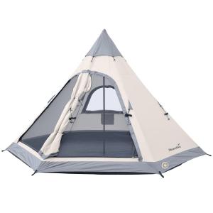 Namiot kempingowy Tipi Hetta 335 Protect, 4-osobowy, 1 duża sypialnia