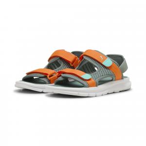 Sandały młodzieżowe PUMA Evolve PUMA Green Moon Orange Glo Aquatic