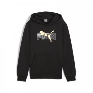 Młodzieżowa bluza z kapturem ESS+ LOGO LAB Holiday PUMA Black