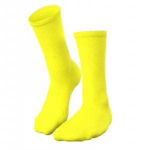 Sportowe skarpety rowerowe - neon żółty