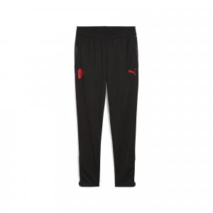 Męskie spodnie treningowe AC Milan PUMA Black For All Time Red