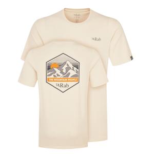 Koszulka bawełniana męska Rab Stance Mountain Peak Teez krótkim rękawem