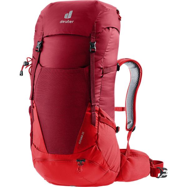 Plecak z siatką dystansową Deuter Futura 32 - masala/cherry