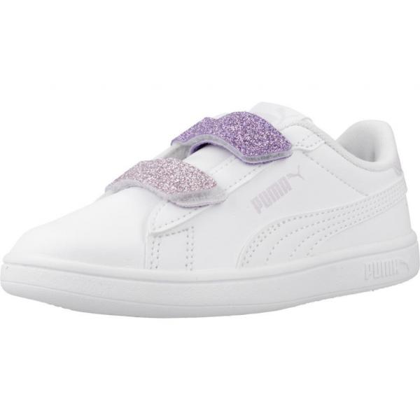 Tenisówki Puma Model Smash 3.0 L Glitter V Kolor Biały