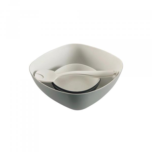 Zestaw misek Outwell Gala Salad Set - grey/sand