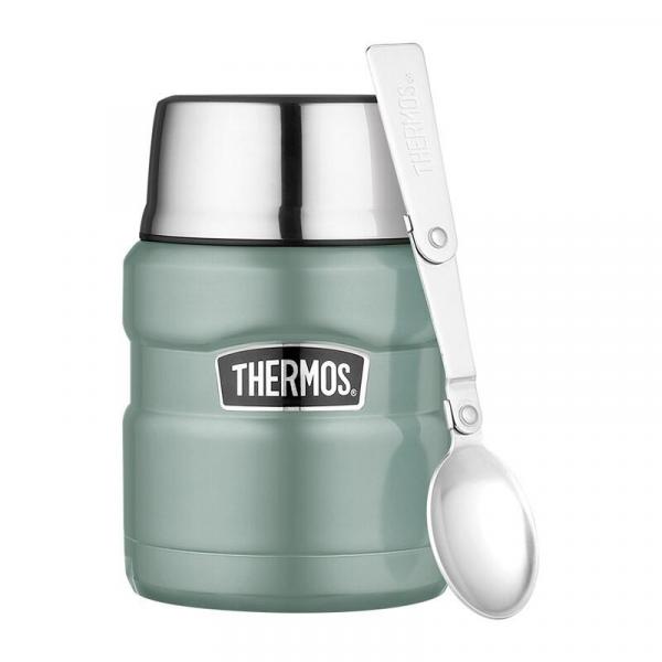 Termos Thermos na jedzenie 470 ml z łyżką miętowy Duck Egg