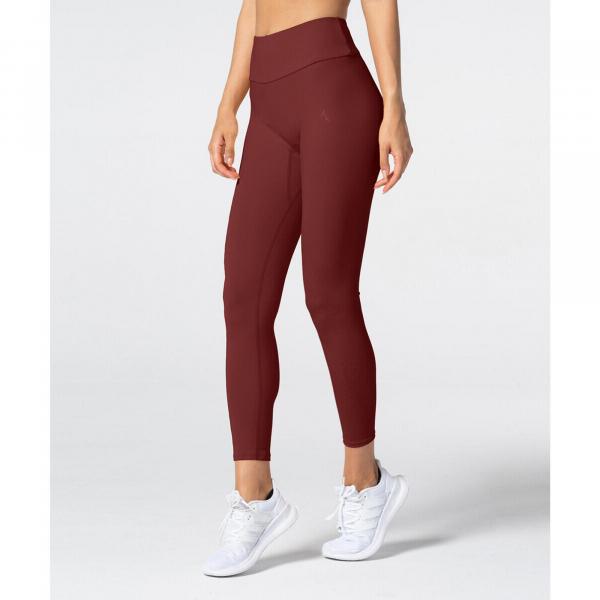 Legginsy z wysokim stanem Spark burgundowe