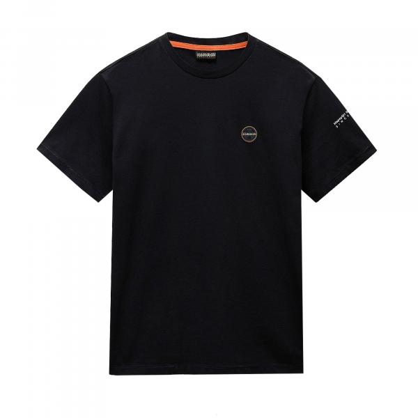 Koszulka crop top Mężczyzna NAPAPIJRI S-BADGE SS