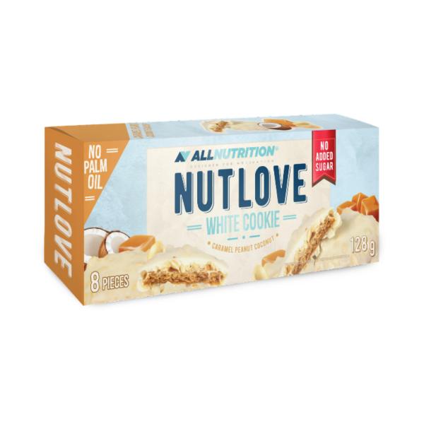 Ciastka kokosowe z karmelem i orzeszkami arachidowymi Allnutrition nutlove 128g