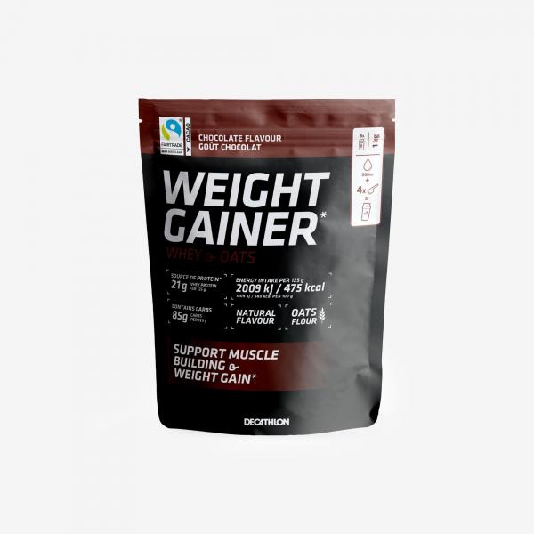 Odżywka weight gainer owies i serwatka smak czekoladowy 1 kg