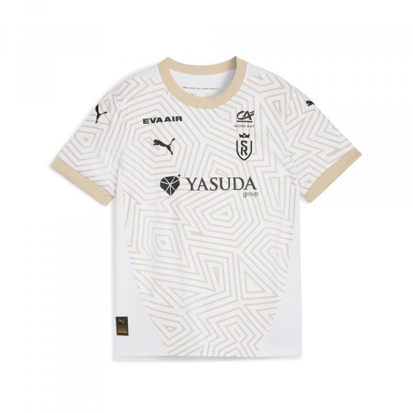 Młodzieżowa trzecia koszulka Stade Reims 24/25 PUMA White Granola