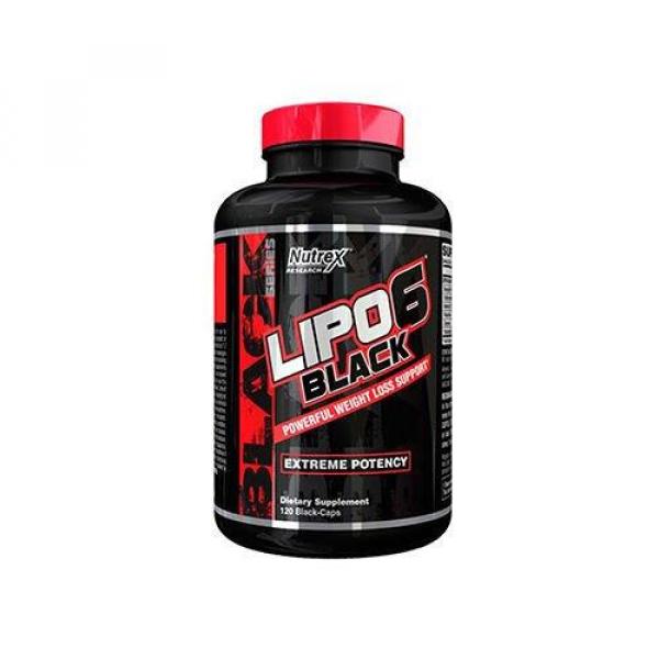 Spalacz tłuszczu Nutrex Lipo 6 Black 120black caps. Yoh USA