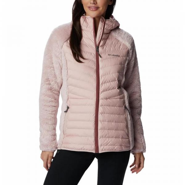 Bluza Puchowa Damska Columbia Powder Lite Sherpa Hybrid Full Zip