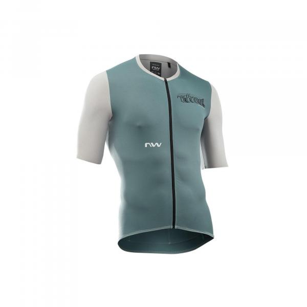 Koszulka rowerowa mtb gravel NORTHWAVE Essence Evo Jersey UPF50 zielony