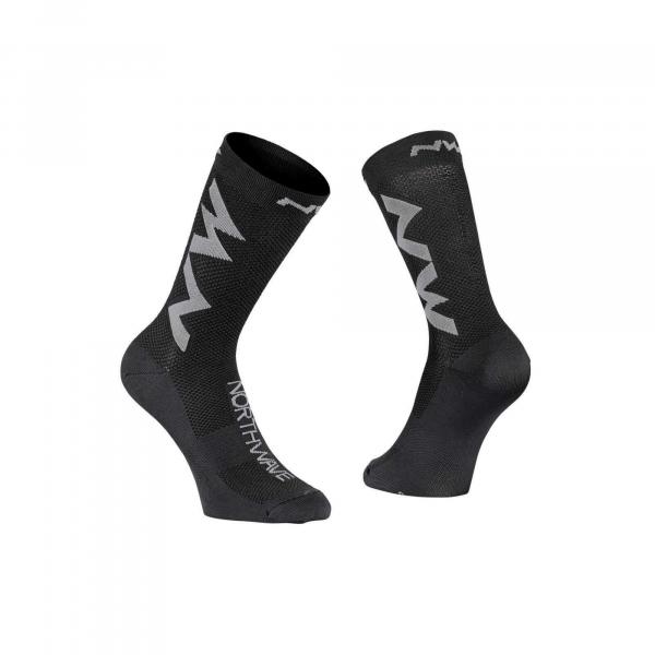 Skarpety rowerowe NORTHWAVE EXTREME AIR SOCK czarno szare