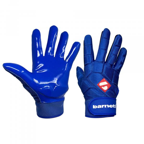 Rękawice linebackera do futbolu amerykańskiego FKG-03 Niebieskie, LB, RB, TE