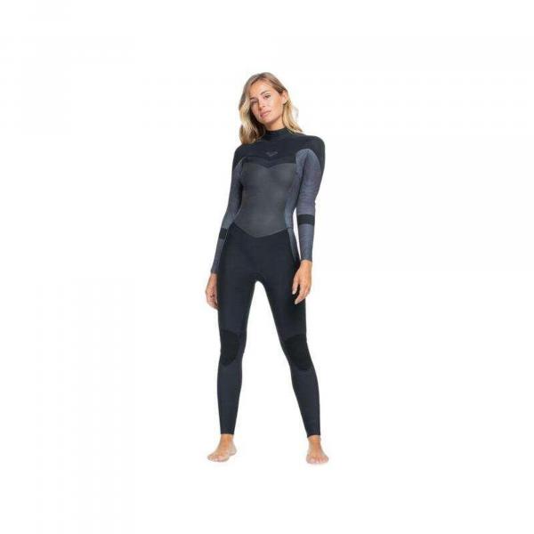 Pianka Roxy 5/4/3mm Syncro Base Back Zip Wetsuit Jet Black