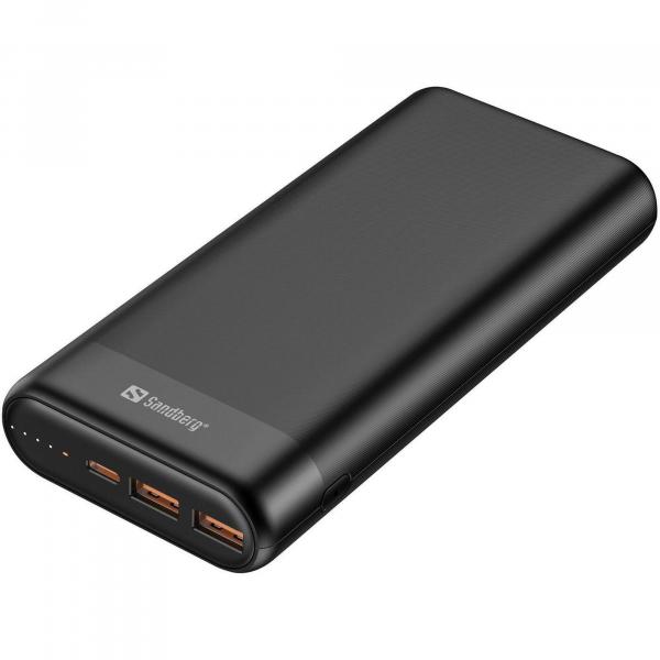 Powerbank Sandberg Buschcraft 20000mah PD65W+2xQC3.0