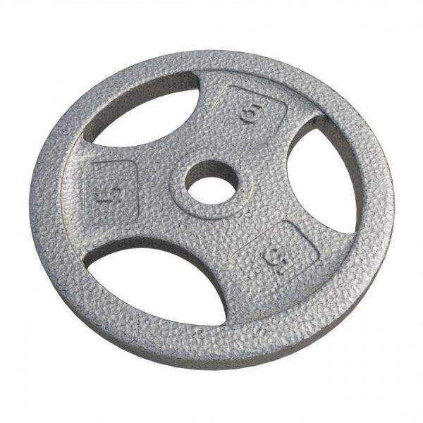 Obciążenie treningowe do treningu żeliwne 1,25-20 kg srebrne grip Gorilla Sports