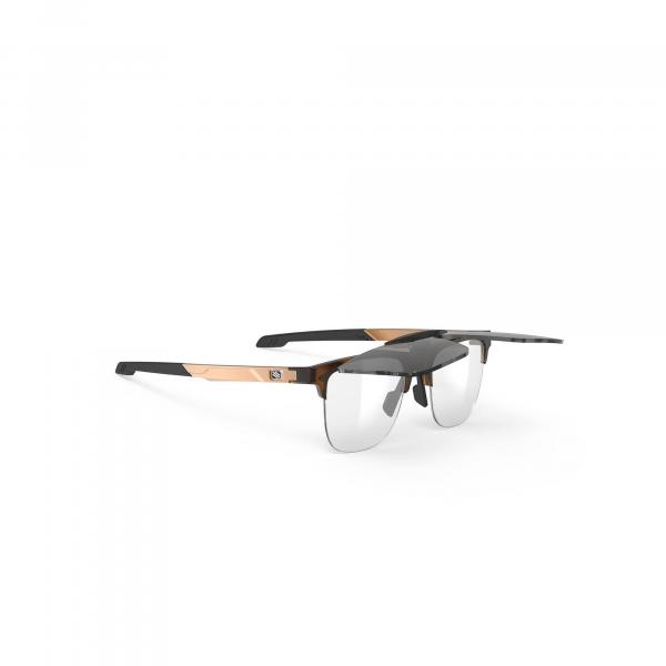 Okulary Rudy Project INKAS FLIP UP XL HALF RIM SHAPE B DEMI TURTLE SMOKE BLACK