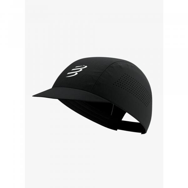 Czapka do biegania Compressport Pro Racing Cap - black