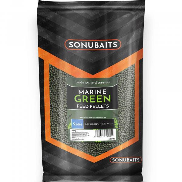 Pellet Zanętowy Sonubaits Marine Green Feed Pellets 4Mm 900G