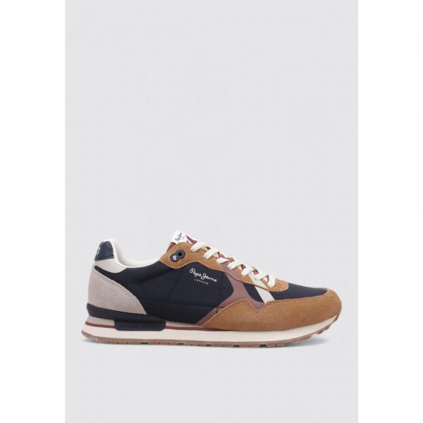 Buty męskie Pepe Jeans Brit Cover cognac
