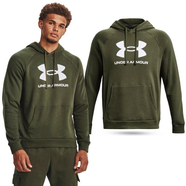 Bluza fitness męska UNDER ARMOUR Rival Fleece Logo Hoodie z kapturem