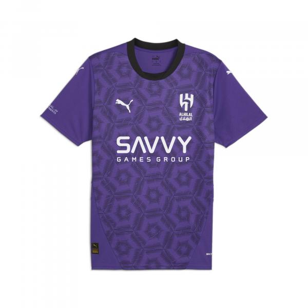 Męska koszulka Al Hilal Saudi F.C. 24/25 PUMA Team Violet Black Purple