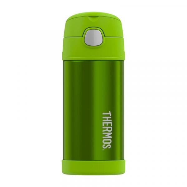 Termos dziecięcy Thermos ze słomką 355 ml limonkowy