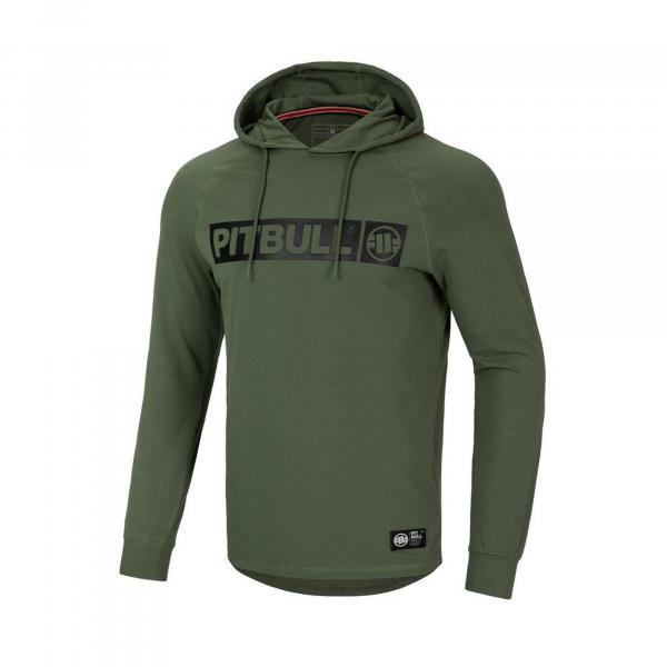 Longsleeve męski Pitbull z kapturem Spandex Mercado Hilltop